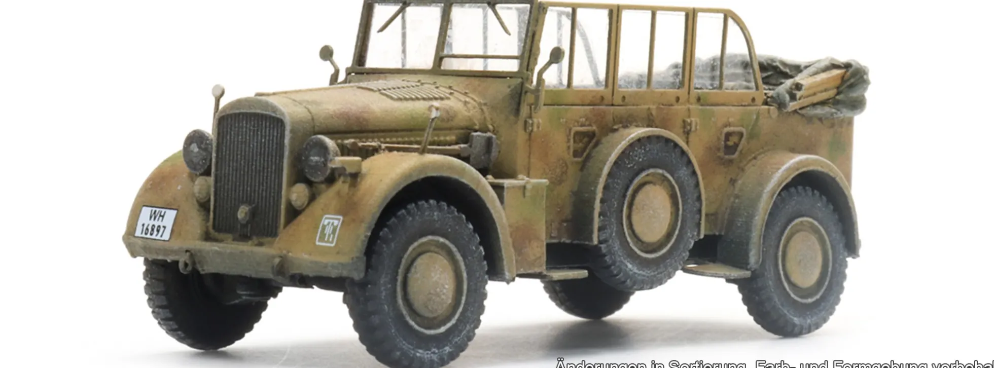 Artitec 6870762 Horch 901 Kfz 15 getarnt | Militärmodell 1:87