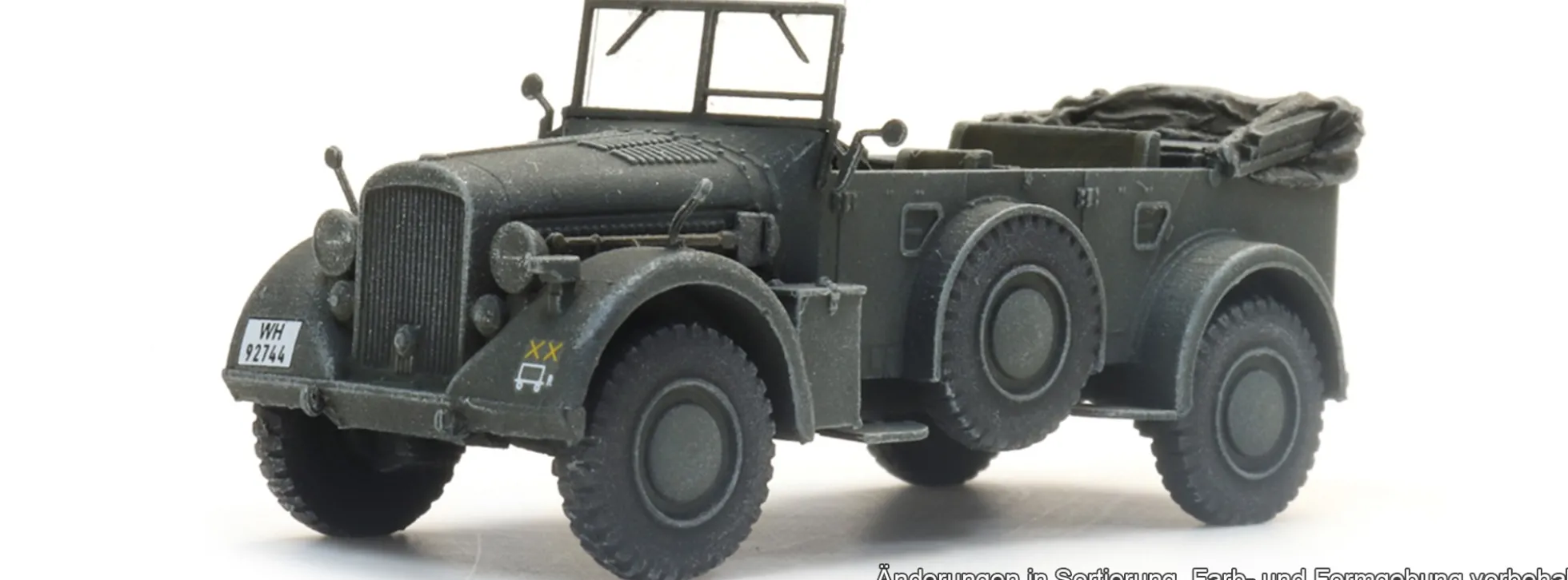 Artitec 6870761 Horch 901 Kfz 15 grau | Militärmodell 1:87