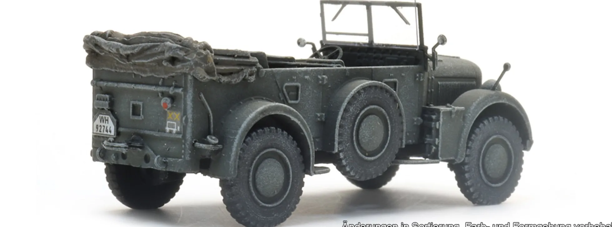 Artitec 6870761 Horch 901 Kfz 15 grau | Militärmodell 1:87