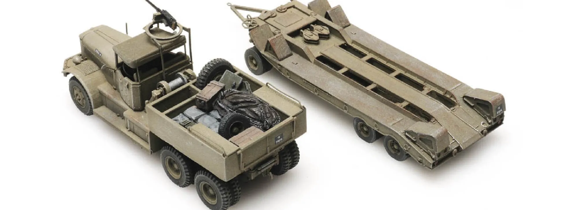 Artitec 6870284 IDF M19 Diamond T mit Anhänger Israelische Armee | Militärmodell 1:87