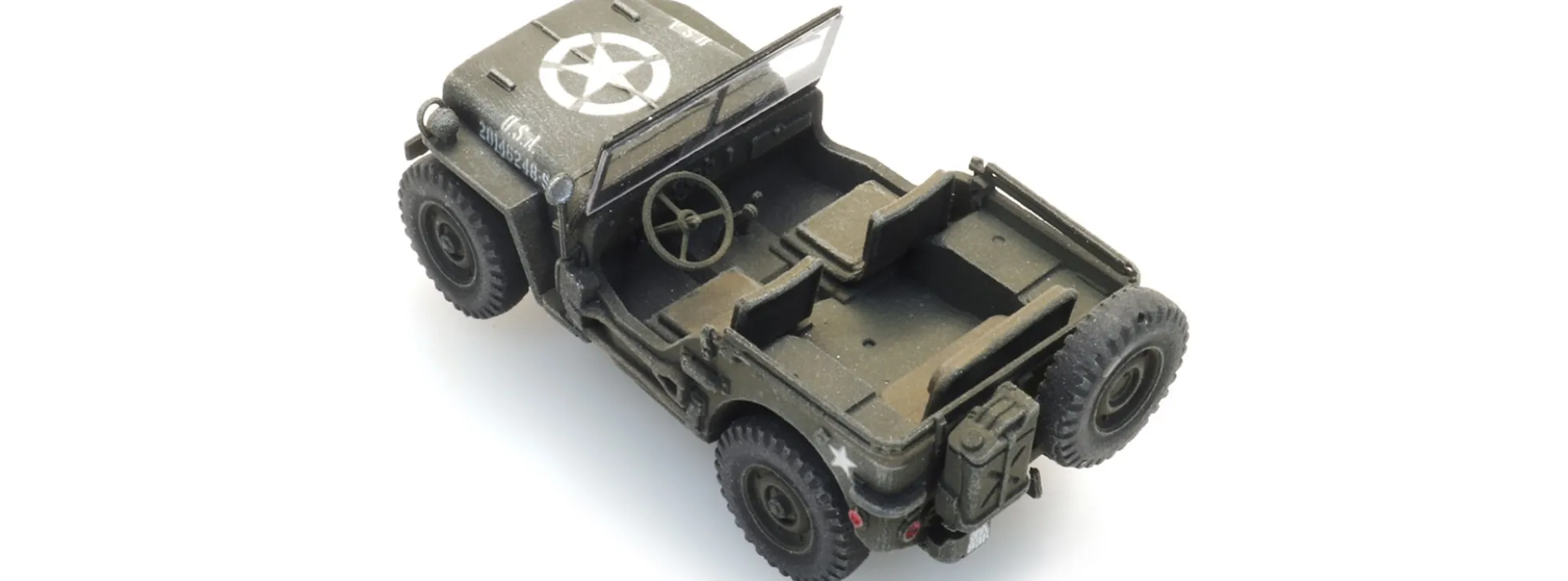 Artitec 1720032 Jeep Willys US Army | Militärmodell Bausatz 1:72