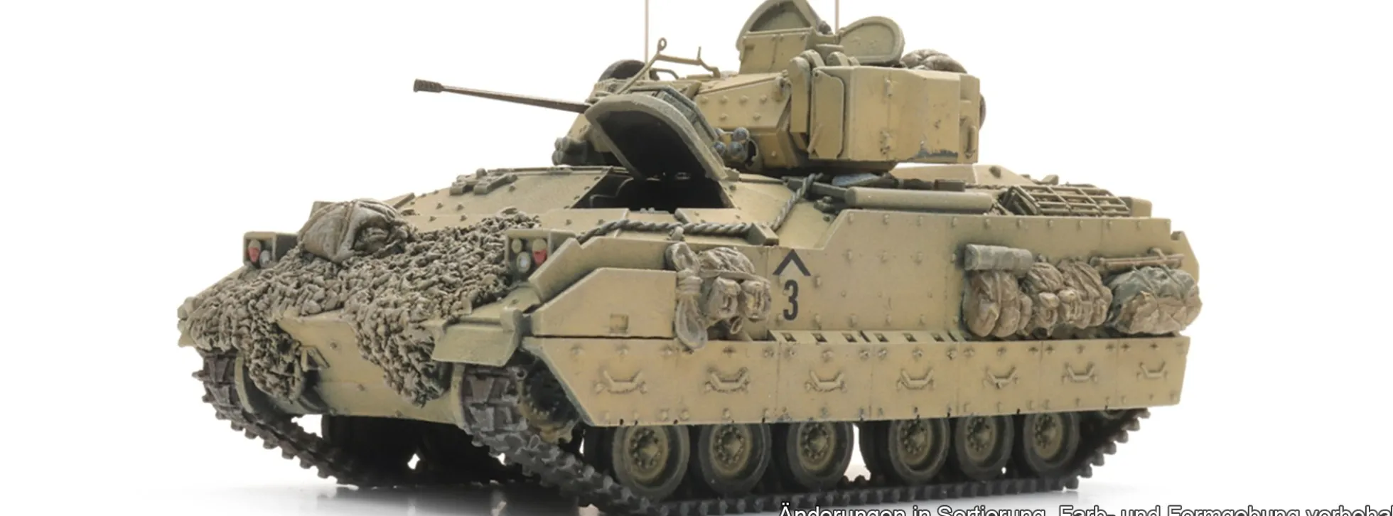 Artitec 6870730 M2A2 Bradley Schützenpanzer Golf Krieg | Militärmodell 1:87