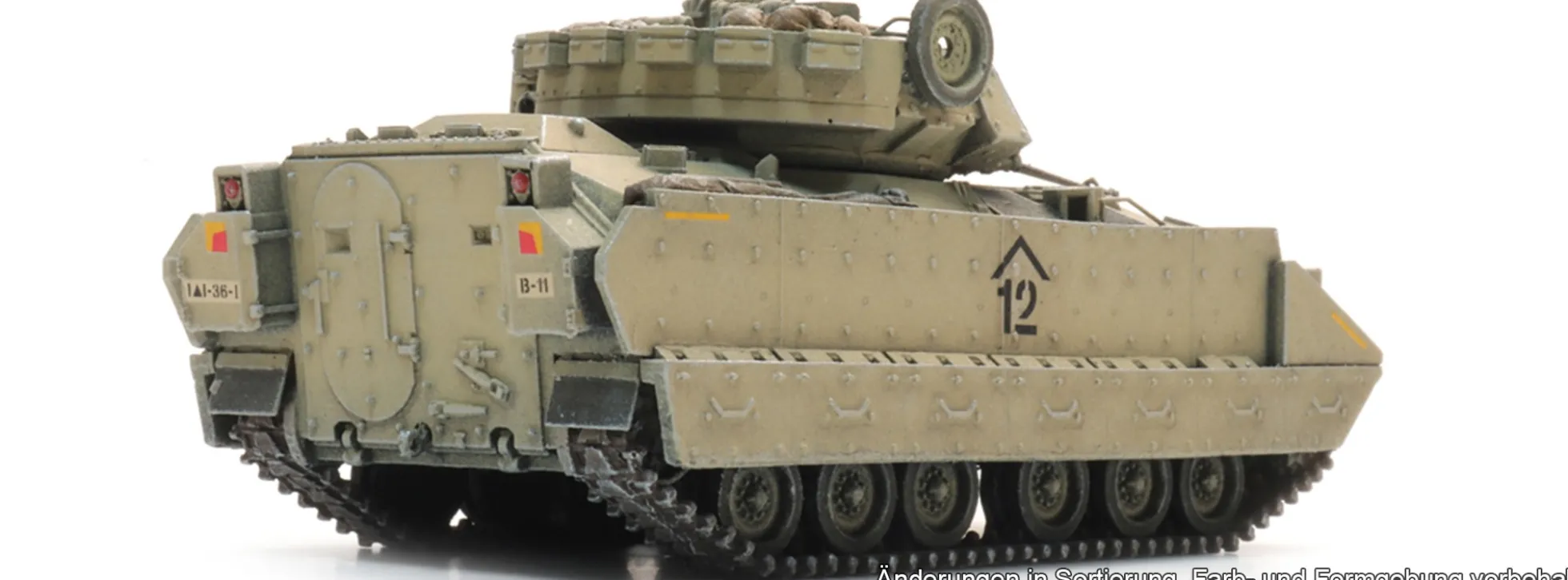 Artitec 6870718 M2A2 Bradley Schützenpanzer Zugladung | Militärmodell 1:87