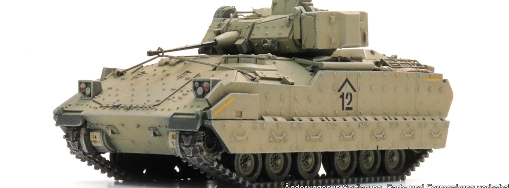 Artitec 6870718 M2A2 Bradley Schützenpanzer Zugladung | Militärmodell 1:87