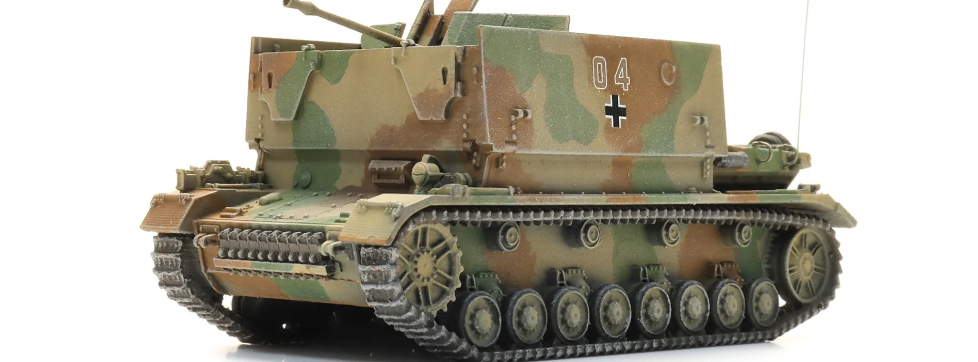 Artitec 6870713 Möbelwagen dreifarbige Tarnung | Militärmodell 1:87
