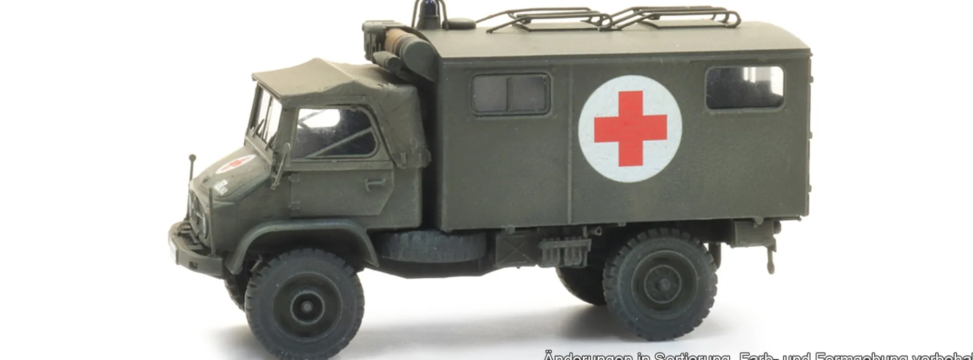 Artitec 6870778 MB Unimog 404s Krankenwagen | Militärmodell 1:87