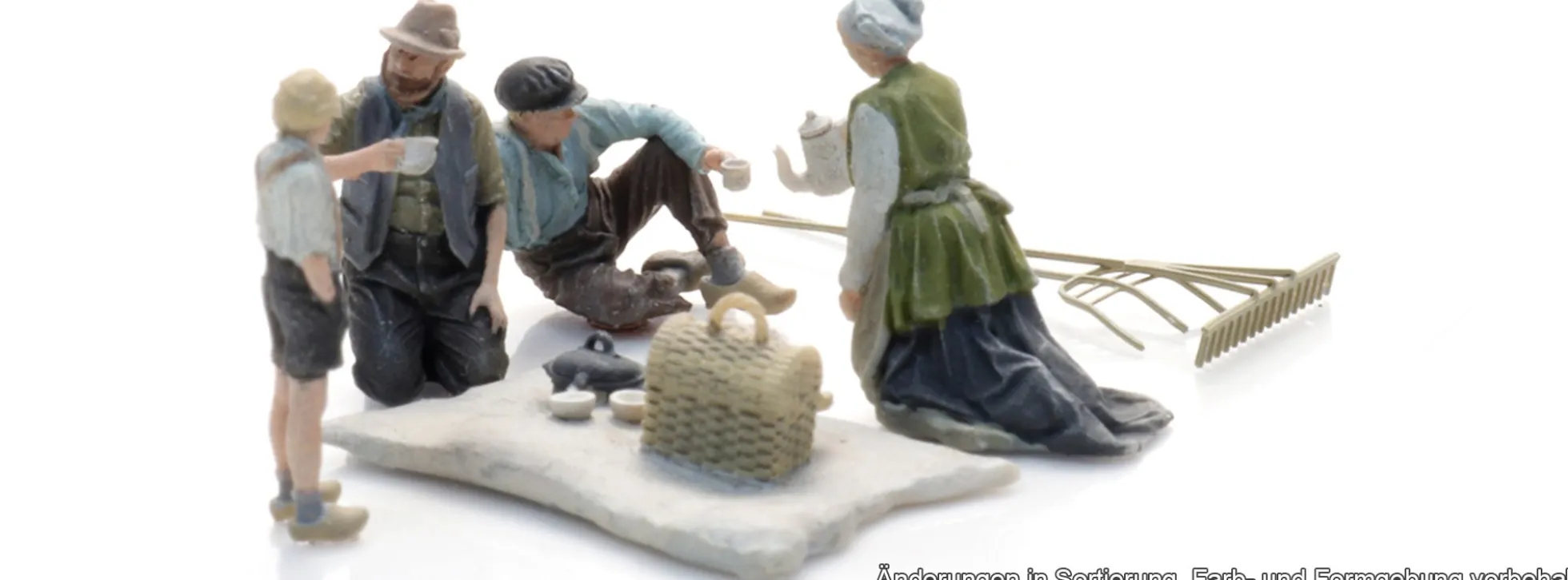 Artitec 5720020 Mittagspause auf dem Feld | 4 Stück | Figuren 1:72