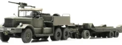 Artitec 6870282 NL M19 Diamond T mit Anhänger Niederländische Armee | Militärmodell 1:87