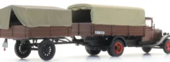 Artitec 387.628 Opel Blitz 6 Prischenwagen und Anhänger mit Plane | LKW-Modell 1:87