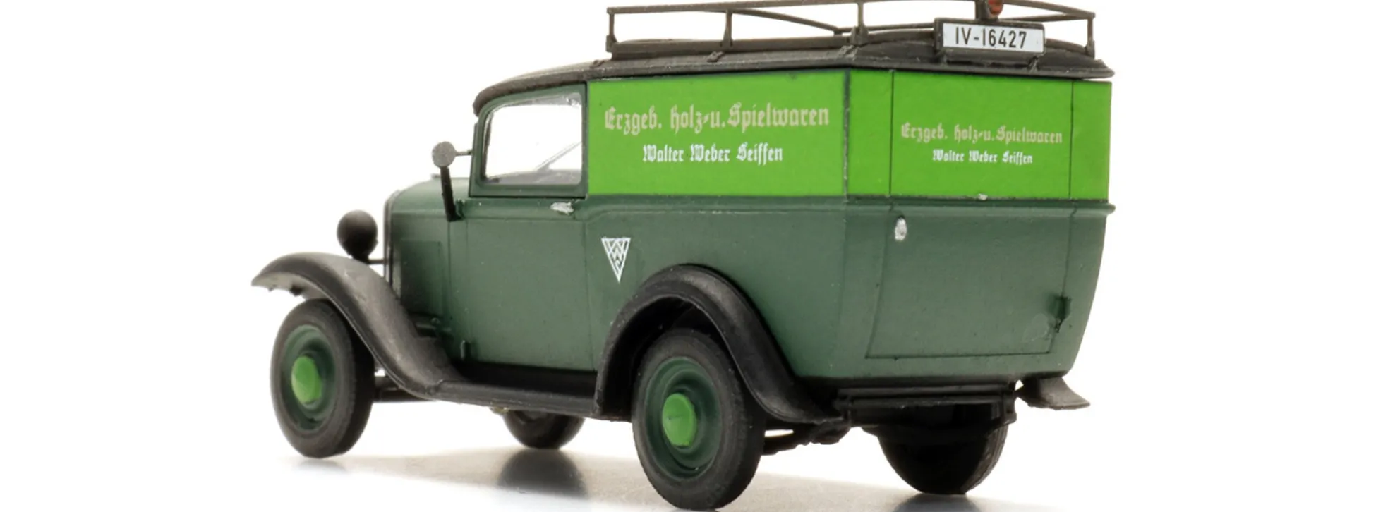Artitec 387.650 Opel 1,2 Liter Kastenwagen Weber | Modellauto 1:87