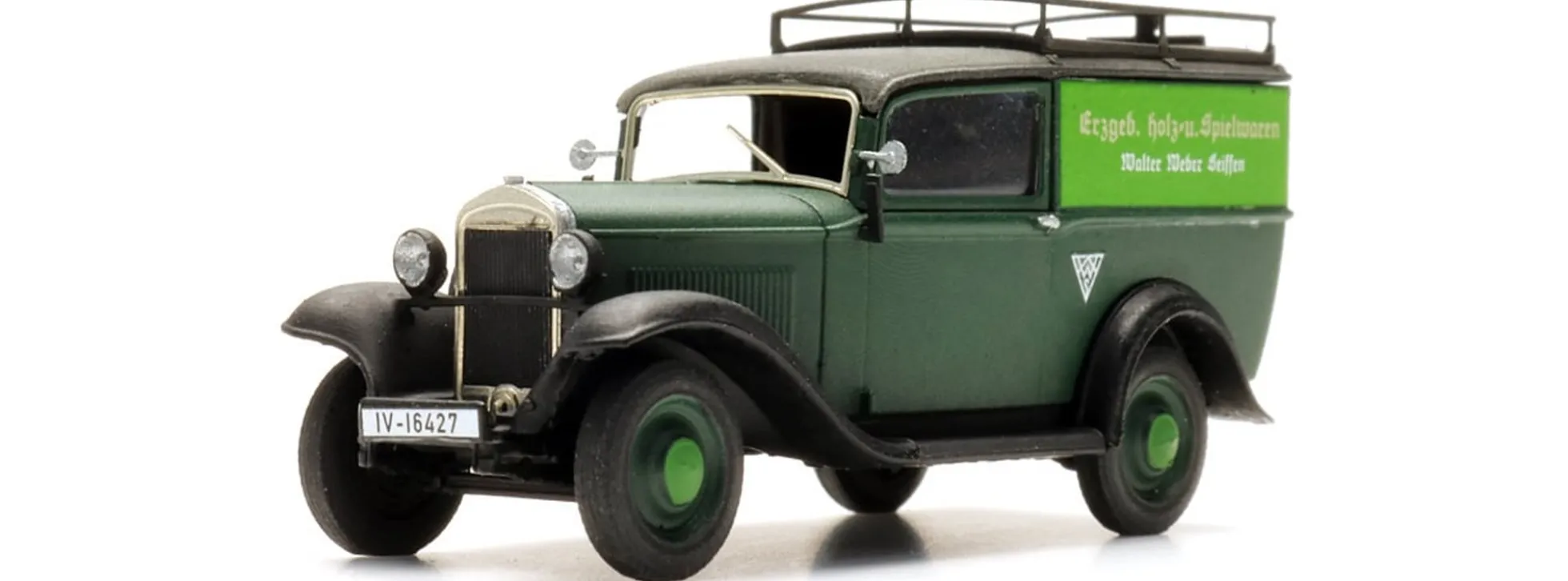 Artitec 387.650 Opel 1,2 Liter Kastenwagen Weber | Modellauto 1:87