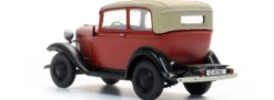 Artitec 387.643 Opel 1,2 Liter - rot | Geschlossenes Verdeck | Modellauto 1:87