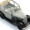 Artitec 387.647 Opel P4 - grau | Offenes Verdeck | Modellauto 1:87
