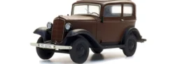 Artitec 387.645 Opel P4 Limousine - braun | Geschlossenes Verdeck | Modellauto 1:87