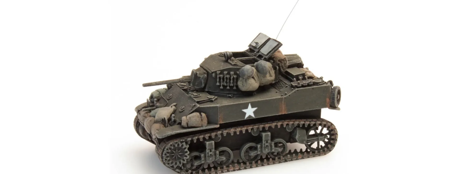 Artitec 387.79-S2 US M5A1 Stuart Light stowage 2 | Militärmodell 1:87