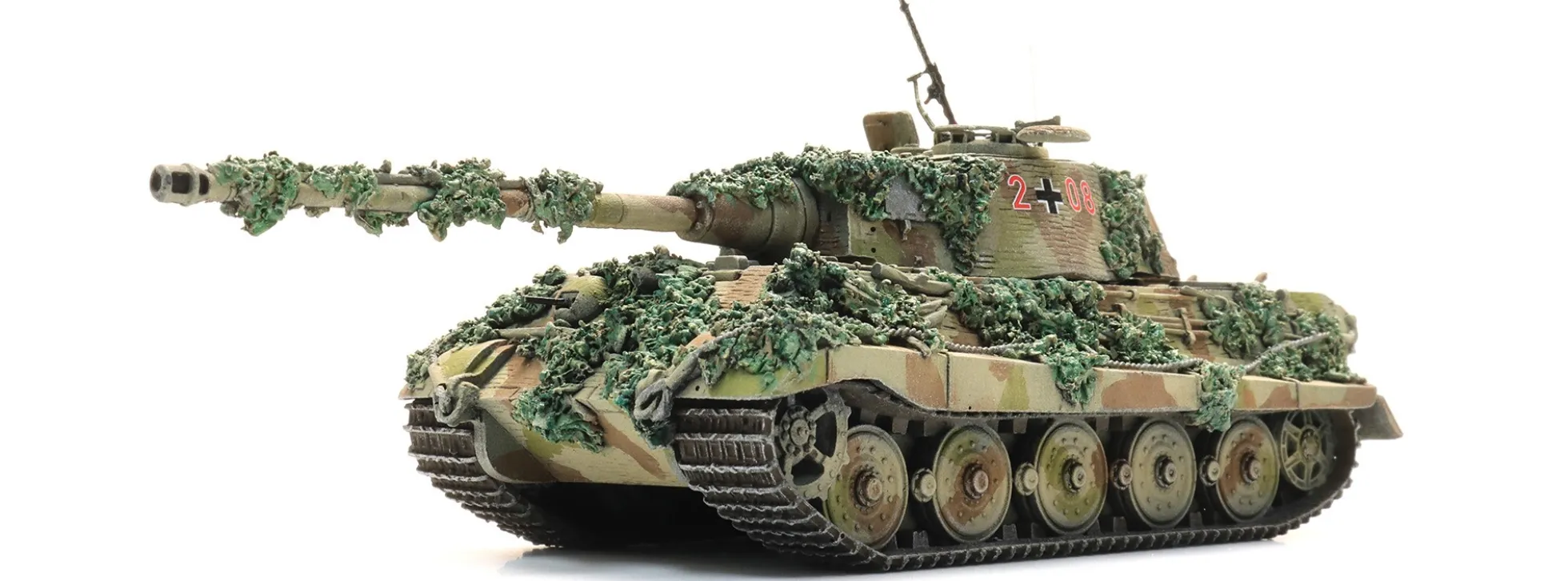 Artitec 6870652 Tiger II Zim dreifarbige Tarnung gefechtsklar s.Pz.Abt.506 | Militärmodell 1:87