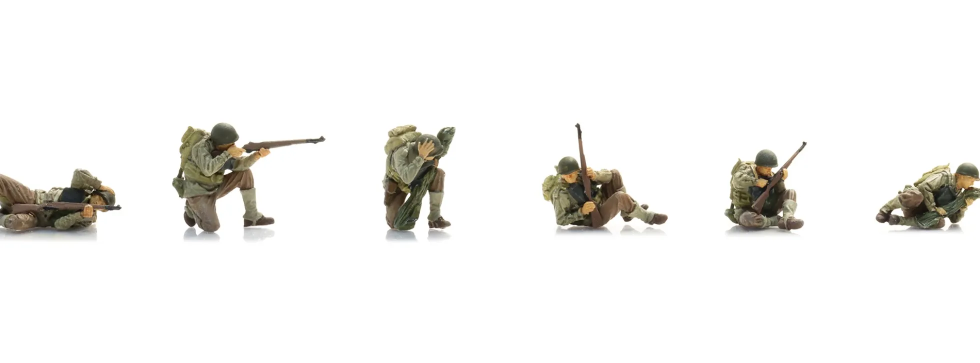 Artitec 5720016 US D-Day Infanterie am Strand | 6 Stück | Militär Figuren 1:72
