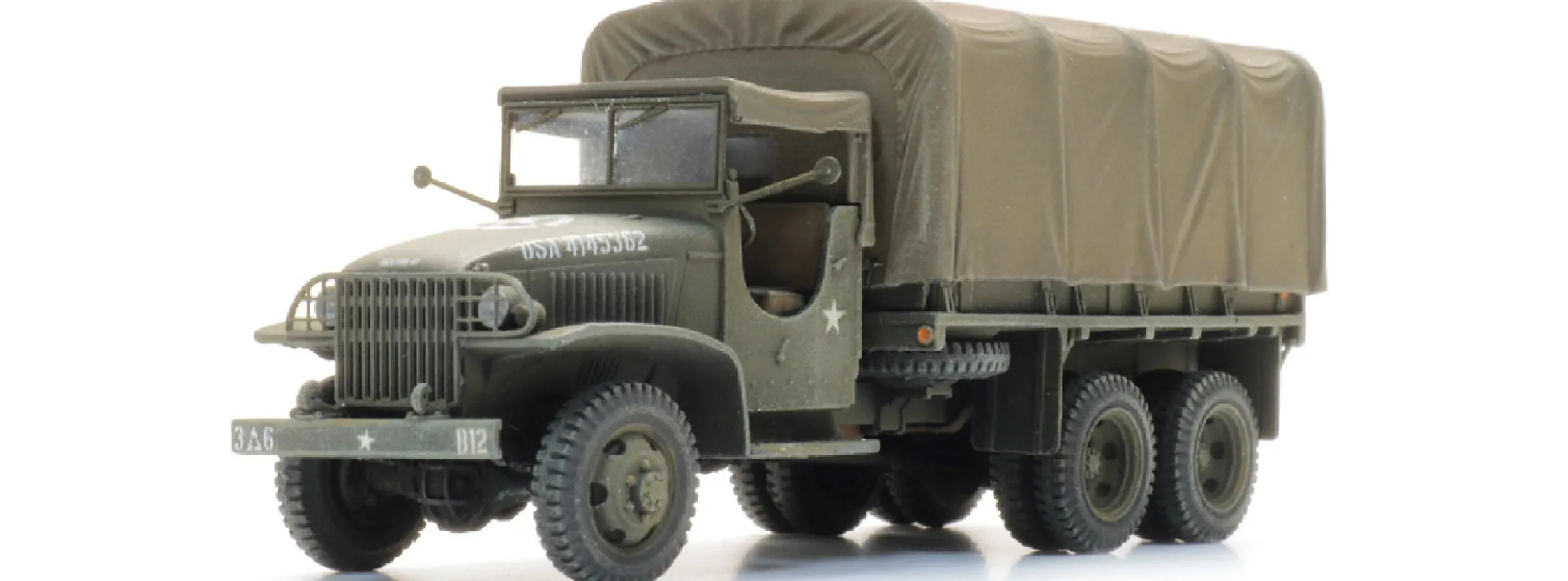 Artitec 6870731 US GMC CCKW-353 US Army mit Plane | Militärmodell 1:87