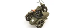 Artitec 387.80 US Harley Davidson WLA Liberator mit Beiwagen | Militärmodell 1:87