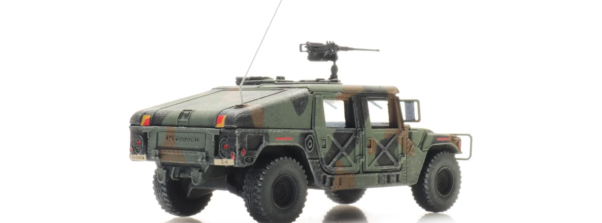 Artitec 6870543 US Humvee Camo Gepanzert .50 MG TK/INF | Militärmodell 1:87