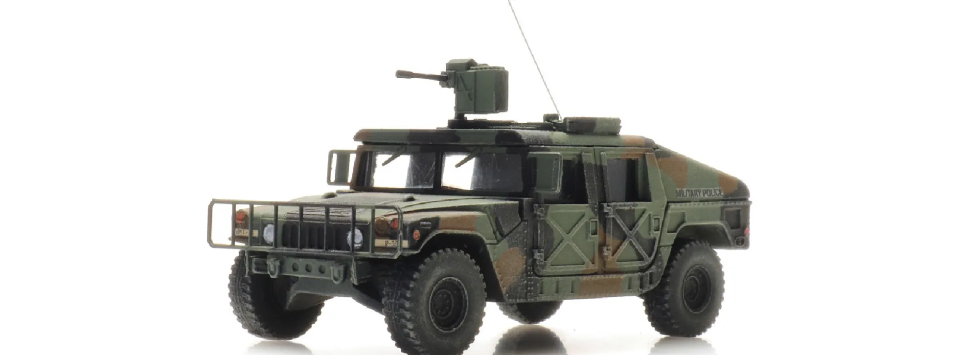 Artitec 6870545 US Humvee Camo Gepanzert GW MP | Militärmodell 1:87