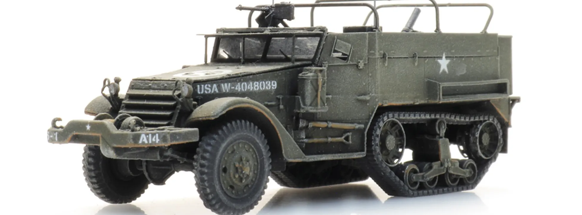 Artitec 6870438 US M4A1 Halbkettenfahrzeug 81mm Mörser | Militärmodell 1:87