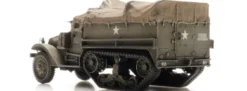 Artitec 6870439 US M3A1 Mannschaftstransport-Halbkette Eisenbahntransport | Militärmodell 1:87