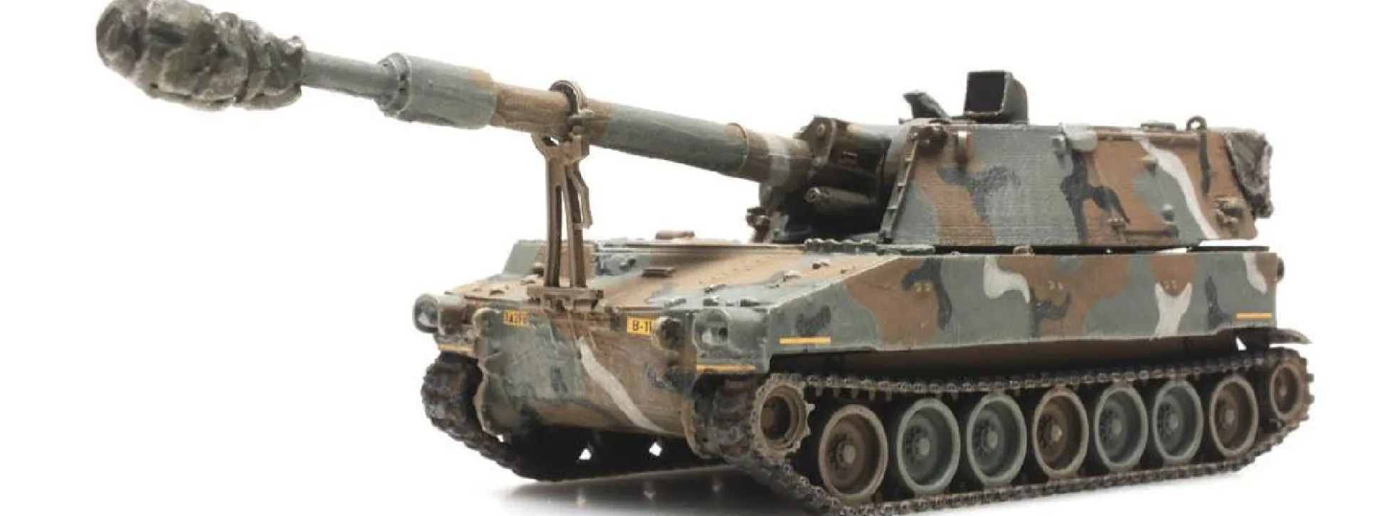Artitec 6870151 US M109 A2 MERDC Eisenbahntransport | Panzermodell 1:87