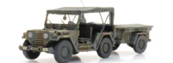 Artitec 6870568 US M151 jeep + M416 Anhänger Merdec | Militärmodell 1:87
