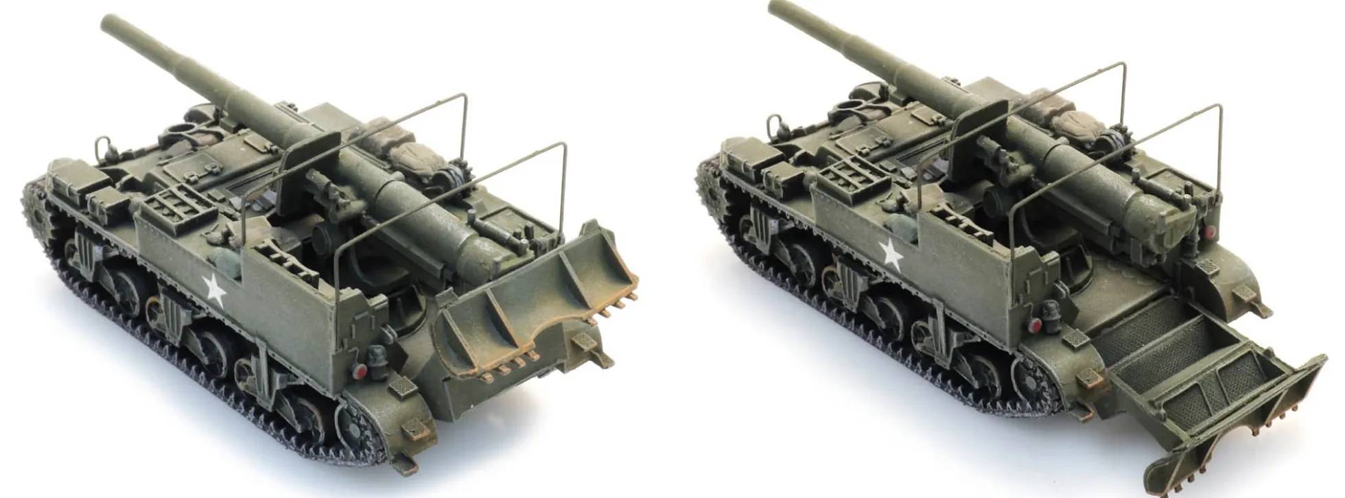 Artitec 387.78 US M12 155mm Gun Motor Carrier | Militärmodell 1:87