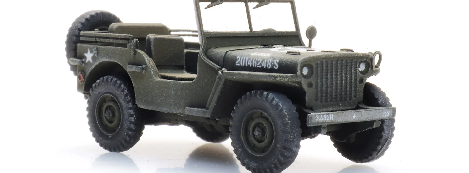 Artitec 1870209 US Willys jeep | Militär Bausatz 1:87