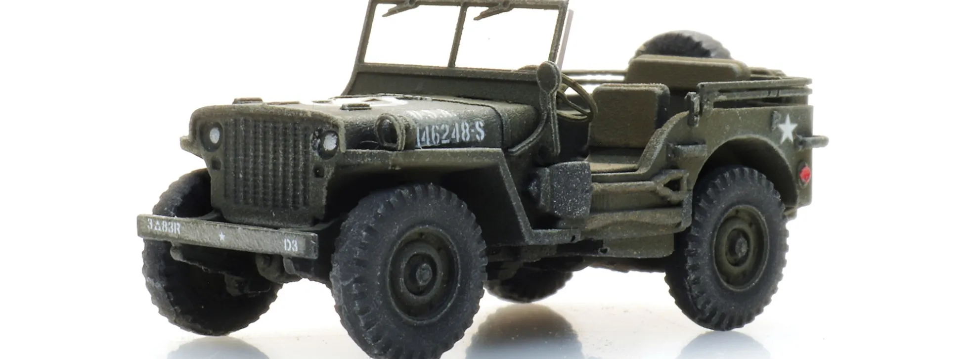 Artitec 1870209 US Willys jeep | Militär Bausatz 1:87
