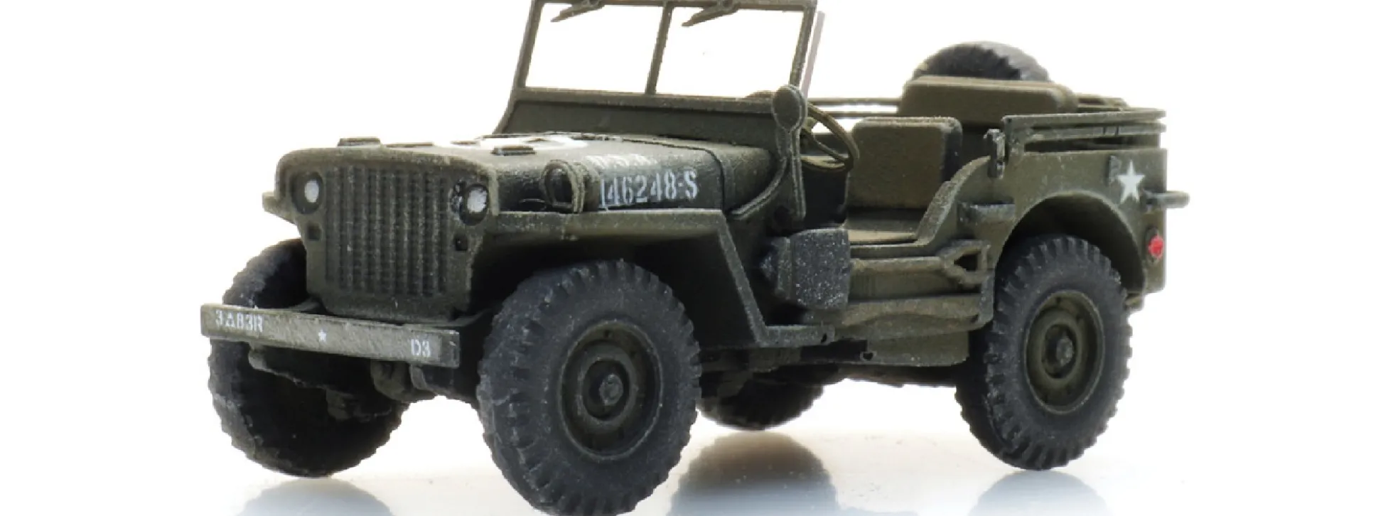 Artitec 6870579 US Willys jeep | Militärmodell 1:87