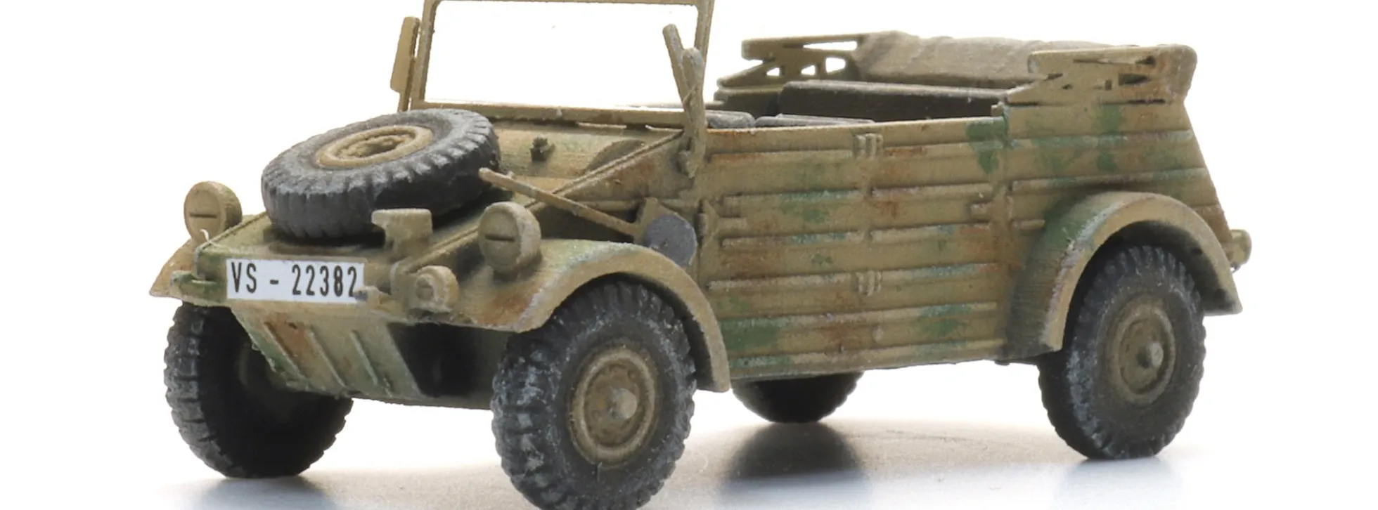 Artitec 6160113 VW Typ 82 Kübelwagen Tarnung | Militärmodell 1:160