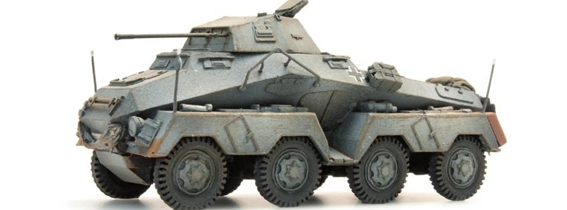 Artitec 387.71-WG WM Sdkfz 231 8-Rad 20mm grau-Wintertarnung | Militärmodell 1:87