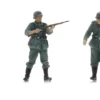 Artitec 5720007 WM Checkpoint + Frau auf dem Fahrrad | 4 Stück | Militär Figuren 1:72