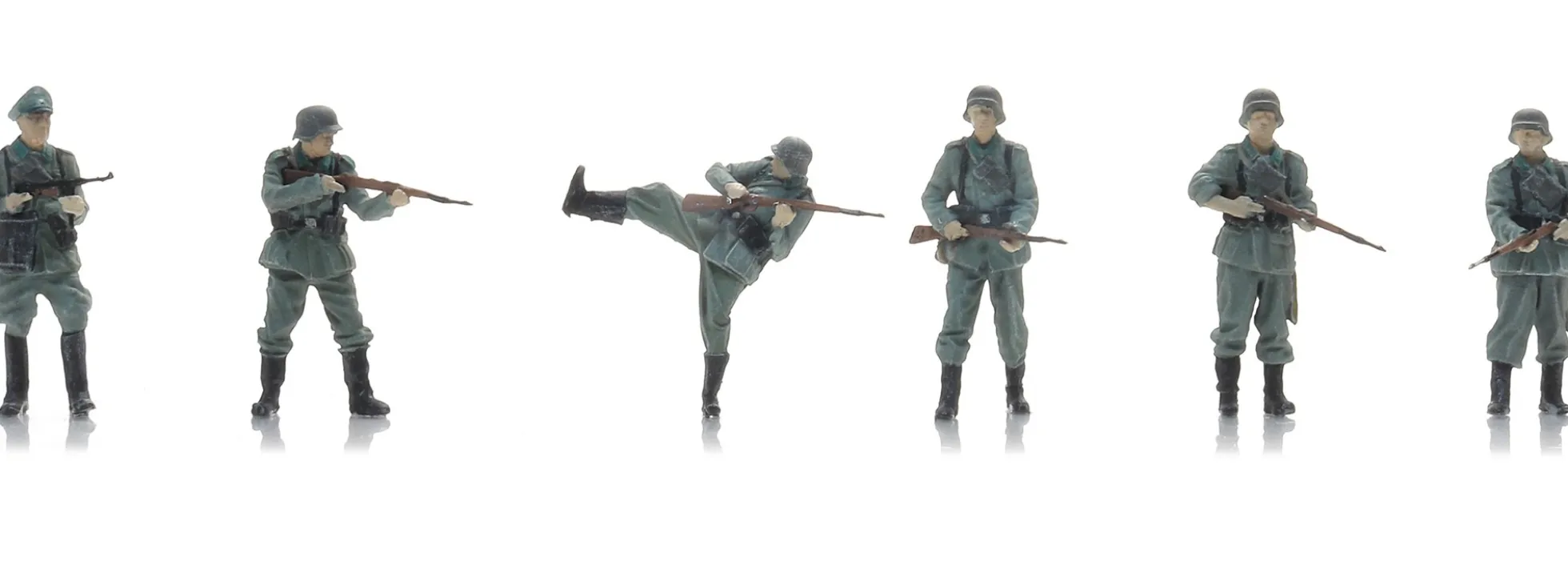 Artitec 5720004 WM-Infanterie durchbricht Tür | 6 Stück | Militär Figuren 1:72