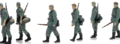 Artitec 7720003 WM-Infanterie - entspanntes marschieren | 6 Stück | Figuren Bausatz 1:72