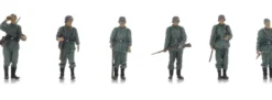 Artitec 7720009 WM-Infanterie wartet auf Transport | 6 Stück | Figuren Bausatz 1:72