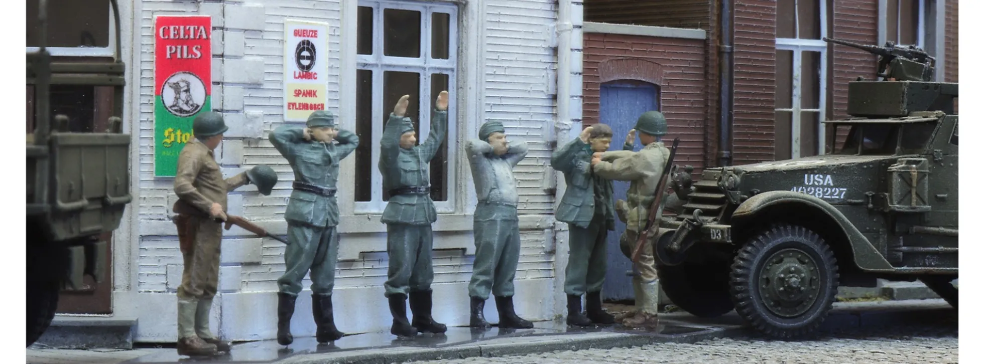 Artitec 5720012 WM-Kriegsgefangene + Amerikanische Soldaten | 6 Stück | Militär Figuren 1:72