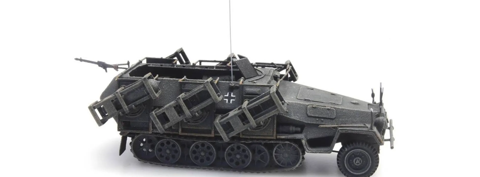 Artitec 387.402 WM Sd.Kfz. 251/1 Ausf. B mit Wurfrahmen grau | Militärmodell 1:87