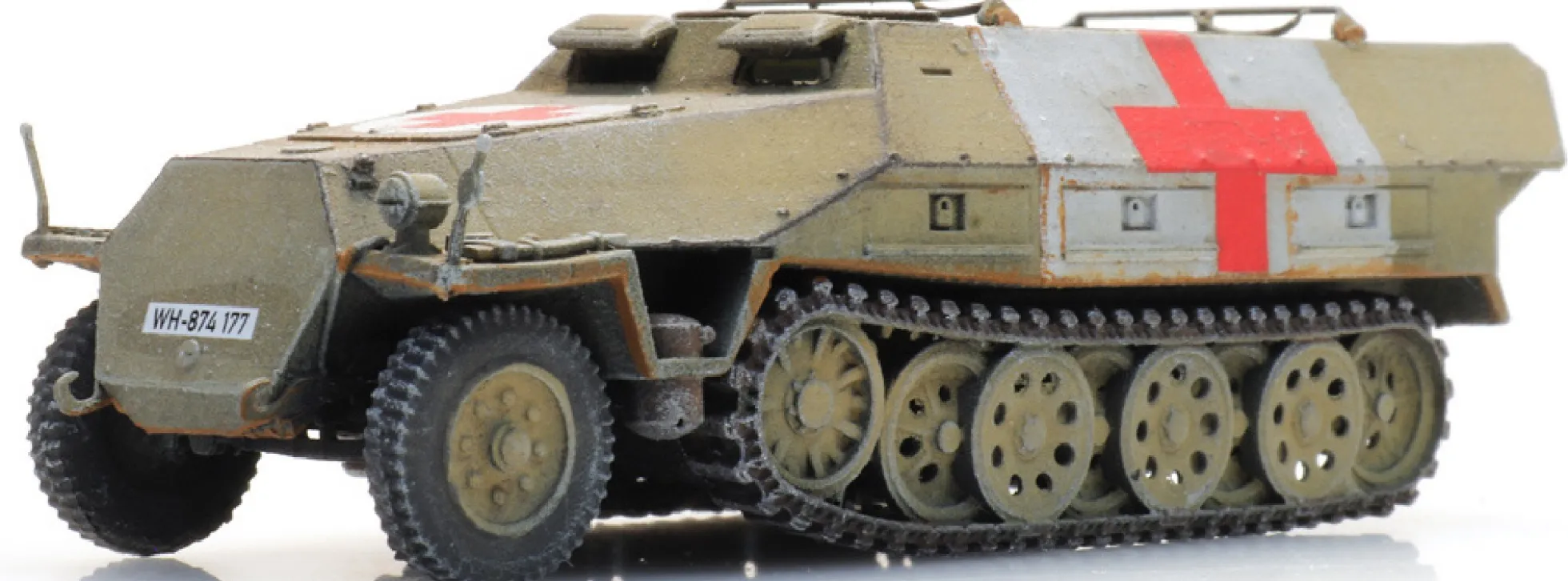 Artitec 6870519 WM Sd.Kfz. 251/8 Ausf D Sanitätspanzer | Militärmodell 1:87