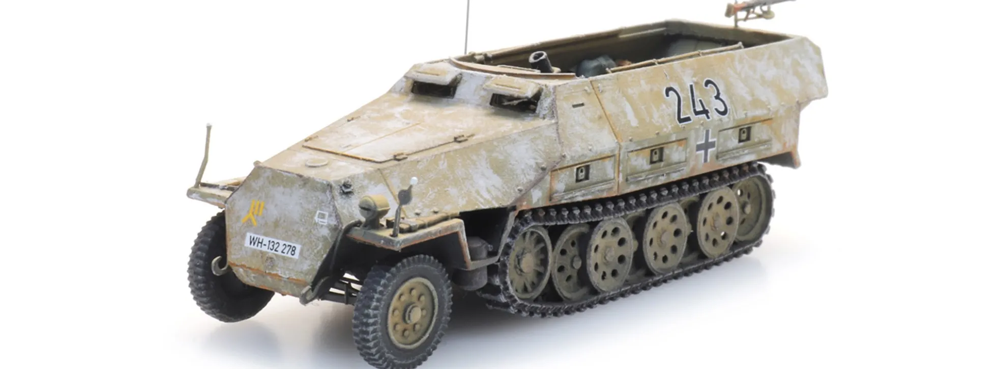 Artitec 6870480 WM Sdkfz 251/2 D Winter | Panzermodell 1:87