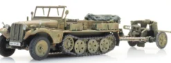 Artitec 6870491 WM Sd.Kfz. 10 + PAK 38 Tarnung | Panzermodell 1:87