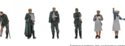 Artitec 7720019 WM verwundete Soldaten + Krankenschwestern | 6 Stück | Figuren Bausatz 1:72