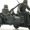 Artitec 6870749 Zündapp mit Beiwagen + 2 Figuren | Militärmodell 1:87