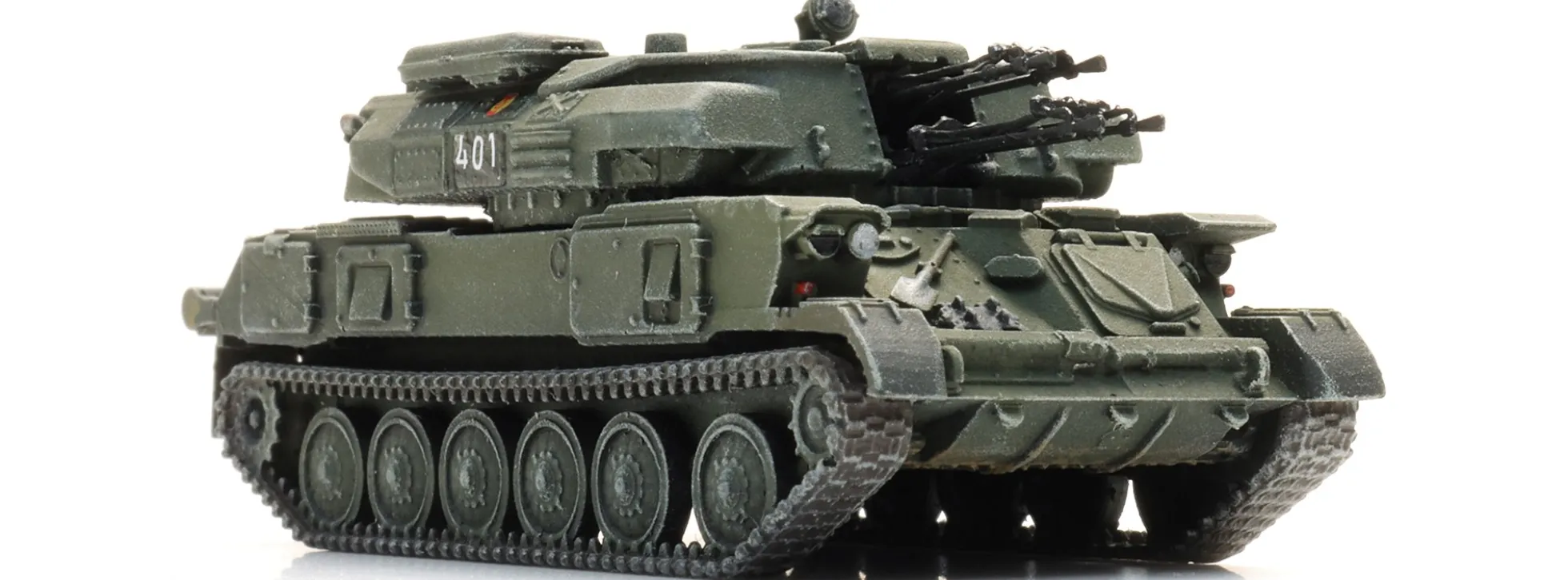 Artitec 6120015 ZSU 23-4 Shilka Eisenbahntransport | Militärmodell 1:120