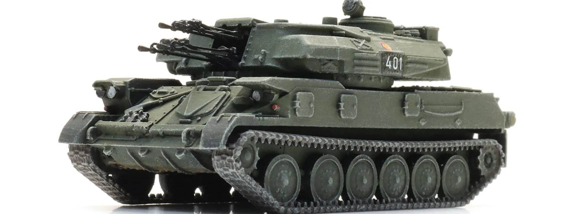 Artitec 6120015 ZSU 23-4 Shilka Eisenbahntransport | Militärmodell 1:120