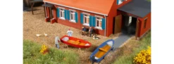 Auhagen 11476 Bootshaus mit Slipanlage | Gebäude Bausatz Spur H0