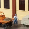 Auhagen 41641 Dumper mit Kompressoranhänger | Baumaschinen Modell 1:87